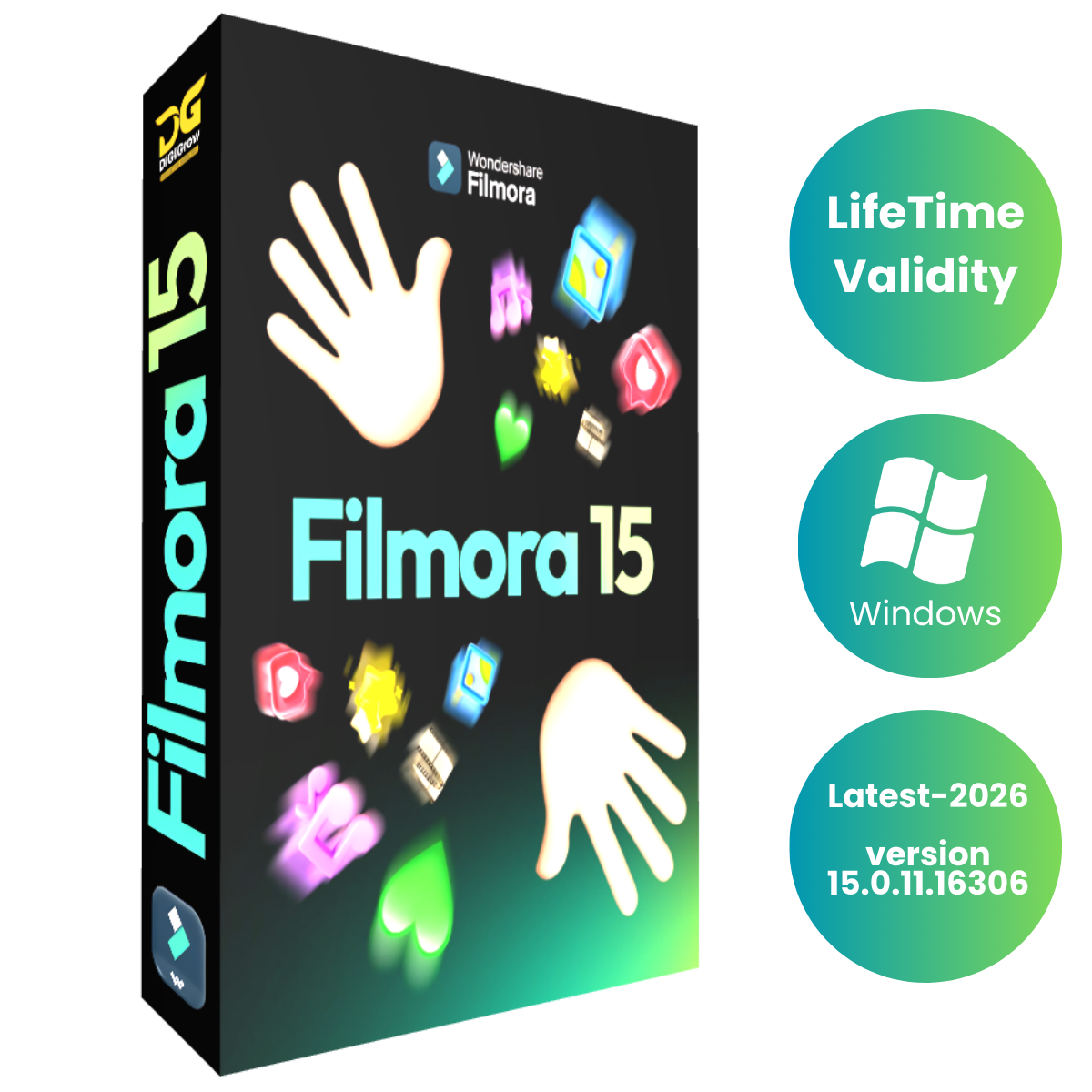 FILMORA-15 + Ai Features (Latest-2026-version-15.0.11.16306)
