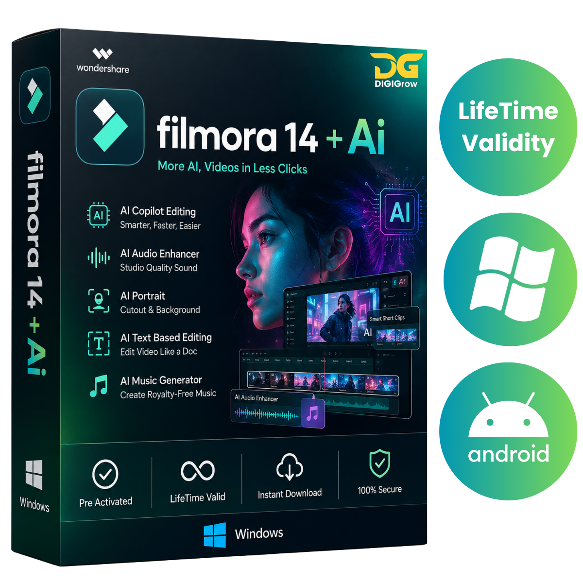 FILMORA-14 + Ai Features (Latest-2025-version-14.9.3.14445)