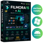 FILMORA-15 (v15.5.3.19727) + Ai Features (Latest-2026-version)