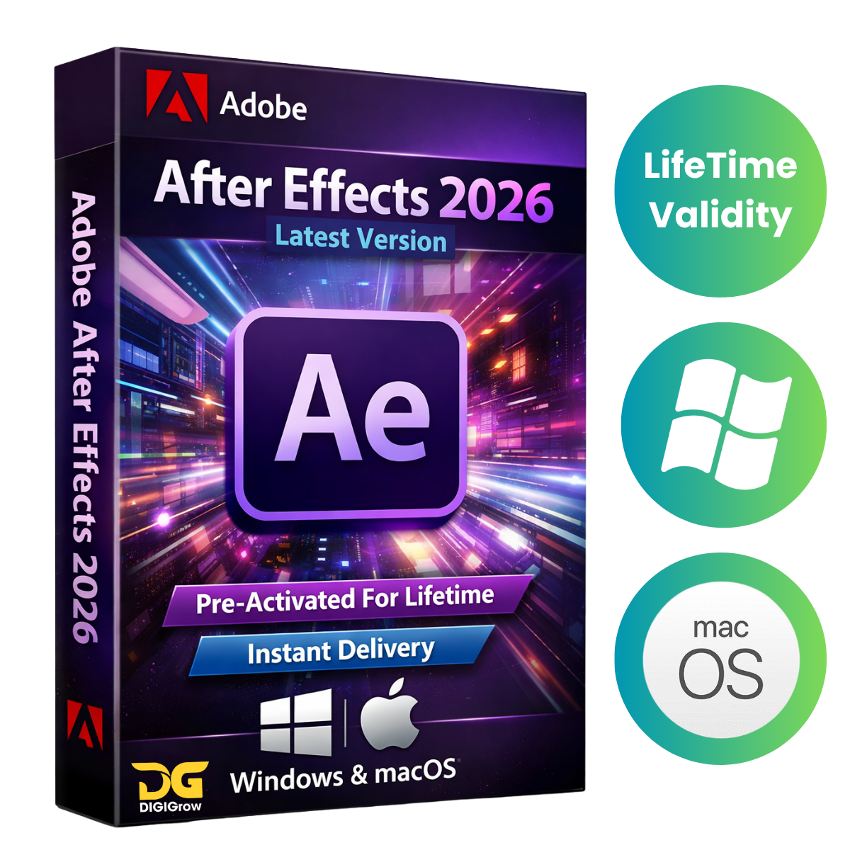 Adobe After Effects 2026 (Windows + MacOS)