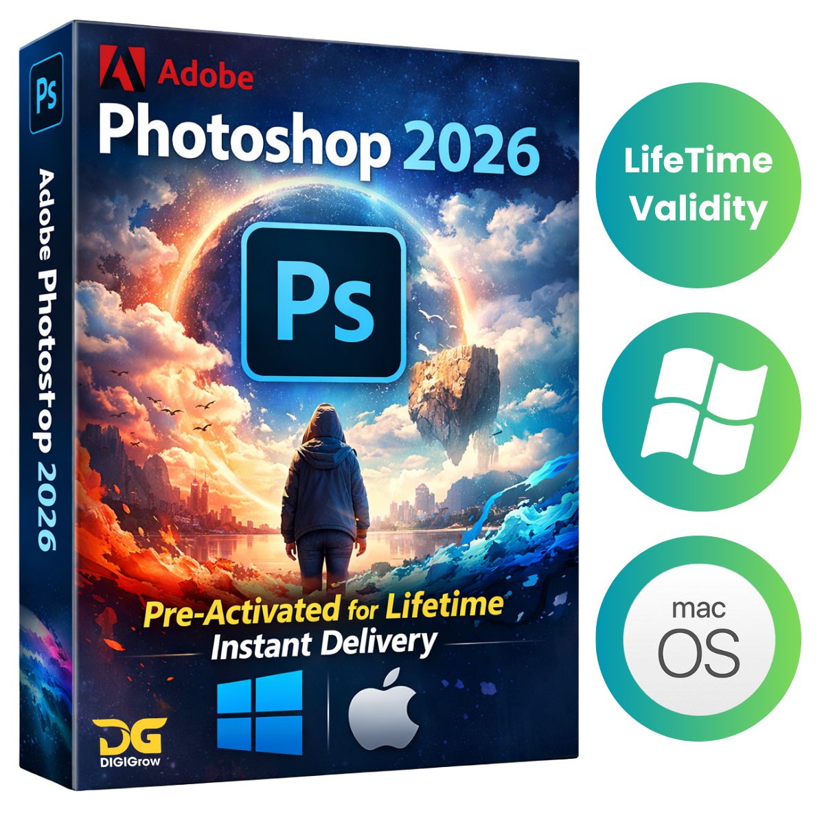 Adobe Photoshop 2026 (Windows + MacOS)
