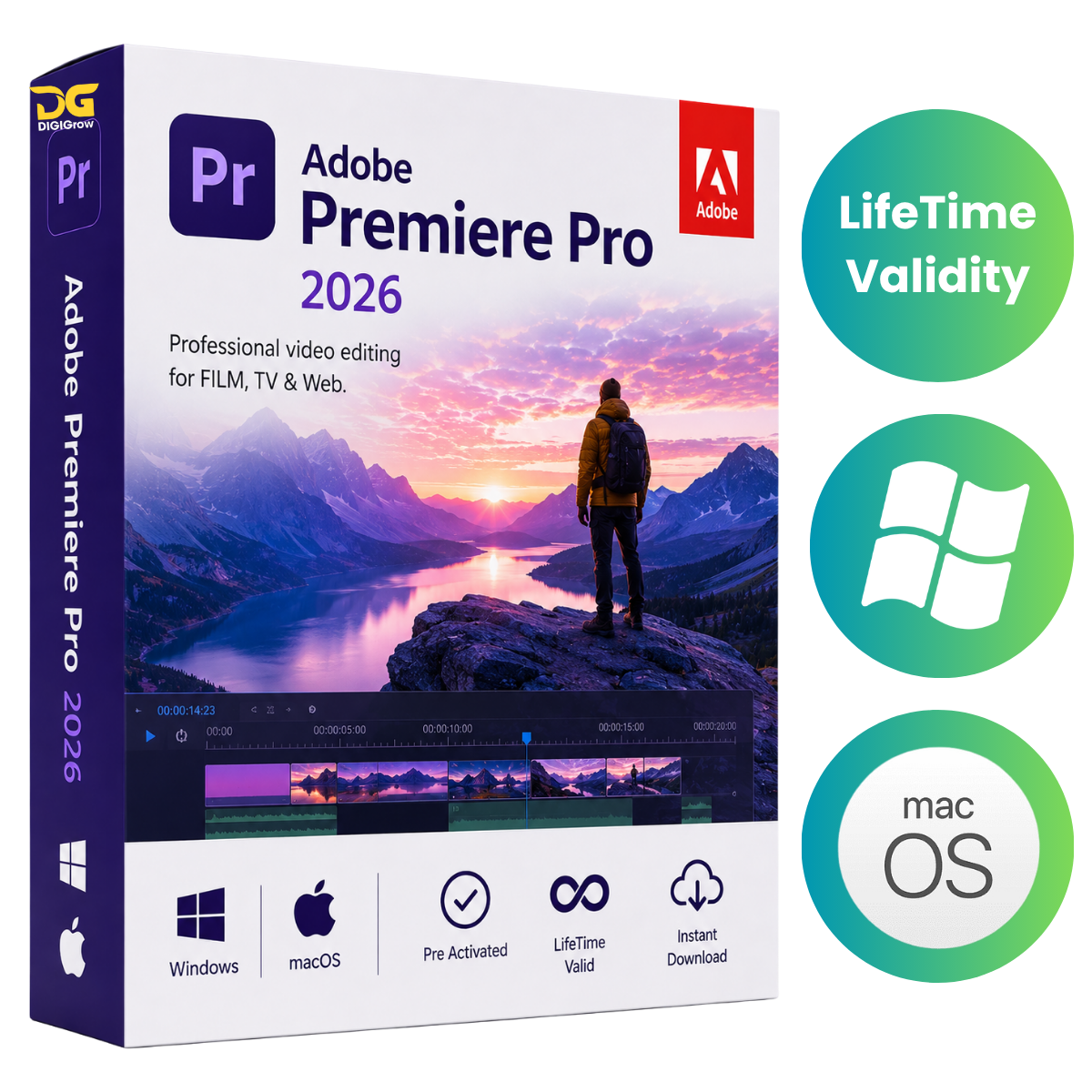 Adobe Premiere Pro 2026 (Windows + MacOS)