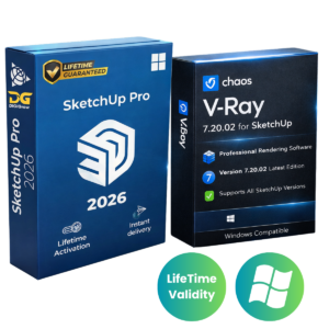 SketchUp Pro 2026 + Chaos V-Ray 7.20.02