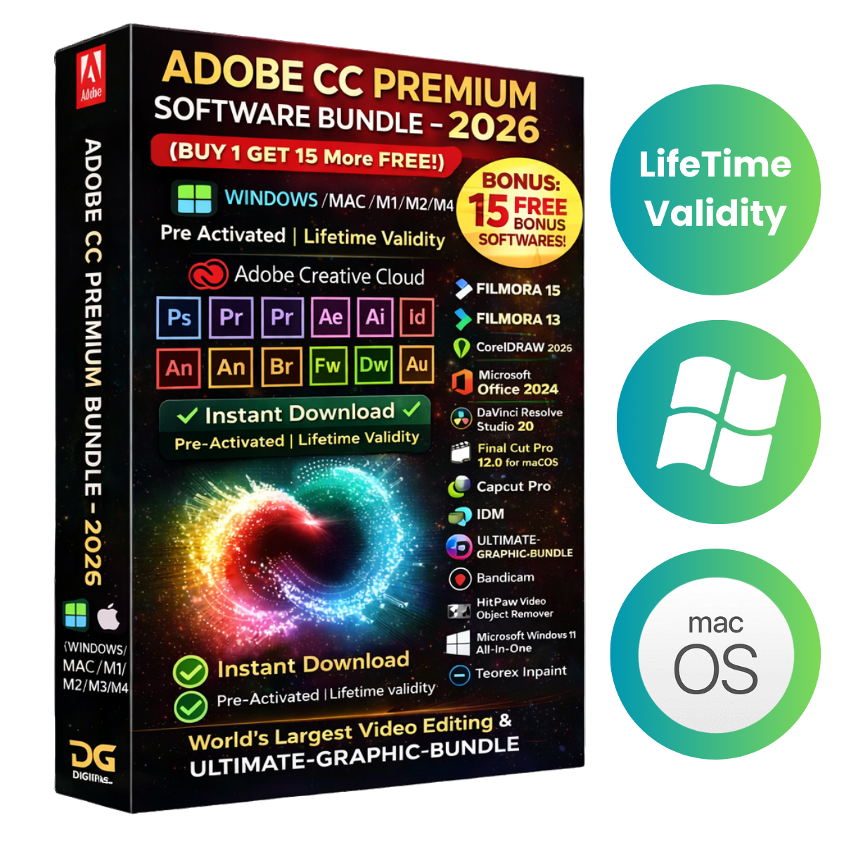 ADOBE PREMIUM SOFTWARE BUNDLE - 2026 + BONUS